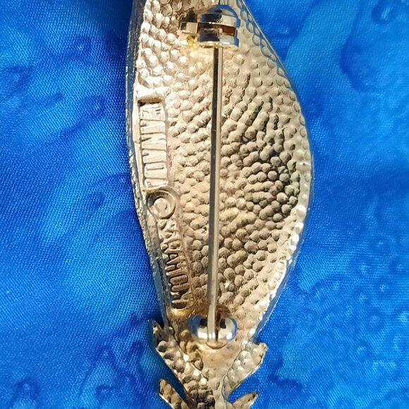 Sarah Coventry Feather/Quill Brooch - Picture 2 of 2